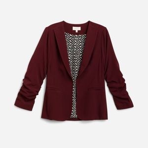 Skies Are Blue Raja Collarless Blazer